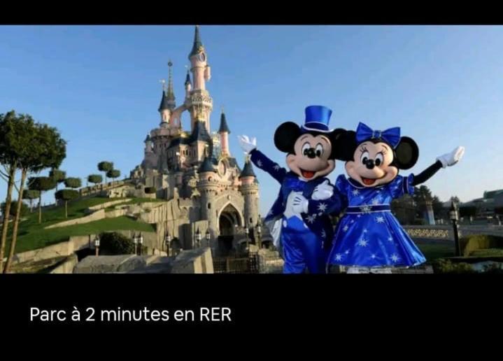 Appartement Disneyland Paris Val D'Europe La Vallee Village Parking 500M Gare Val D'Europe Montevrain Luaran gambar